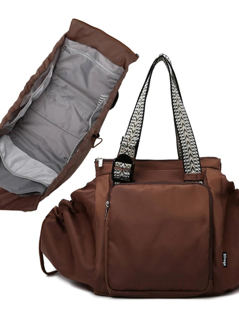 Everyday Bag Tote for Women, Spacious Diaper Bag with 16 Pockets, Durable Travel